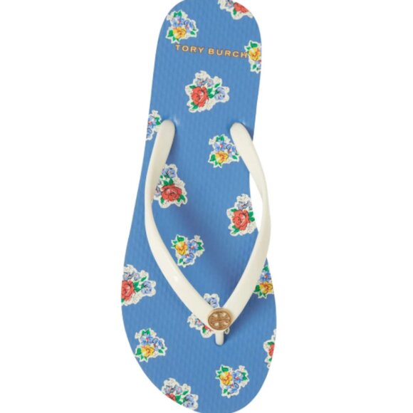 Tory Burch Shoes - Tory Burch Floral Flip Flops 9